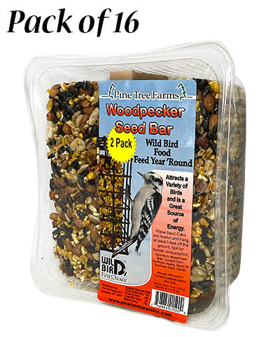 Pine Tree Farms Woodpecker Seed Bars, 14 oz., Pack of 16