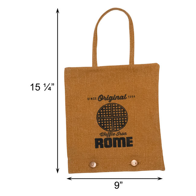 Rome Waffle Iron Canvas Storage Bags, Pack of 2