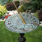 Rome Brass Gardeners Reflection Sundial w/Spindle Pedestal