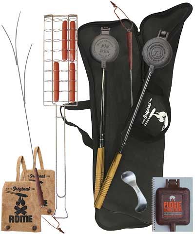 Rome Complete Campfire Cooking Kit with Storage Bag