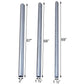 S&K Telescoping Aluminum Tri-Poles w/Ground Sockets, 6 Pack