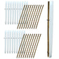 Miracle Tube Vented Seedling Protectors w/Stakes, 36", 20 Pk