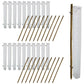 Miracle Tube Vented Seedling Protectors w/Stakes, 48", 20 Pk