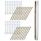 Miracle Tube Vented Seedling Protectors w/Stakes, 60", 20 Pk