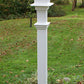Vita Decorative Mounting Post, White, 5'