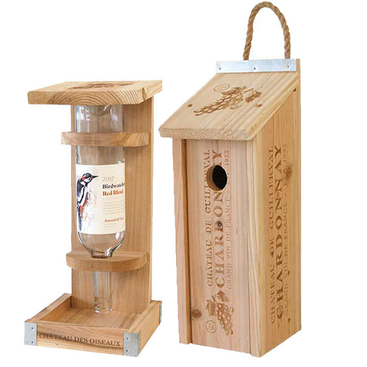 Woodlink Wine Flight Novelty Bird House and Feeder Kit