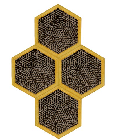 Woodlink Honey Comb Modular Mason Bee Houses, Pack of 4