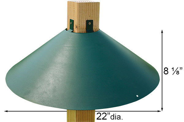 Woodlink Post Mounted Squirrel Baffles, 22" dia., Pack of 2