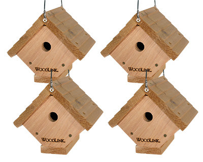 Woodlink Traditional Wren Houses, Pack of 4