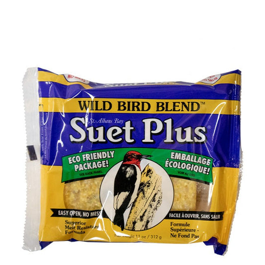 Wildlife Sciences Wild Bird Blend Suet Cakes, 11 oz, 24 Pack