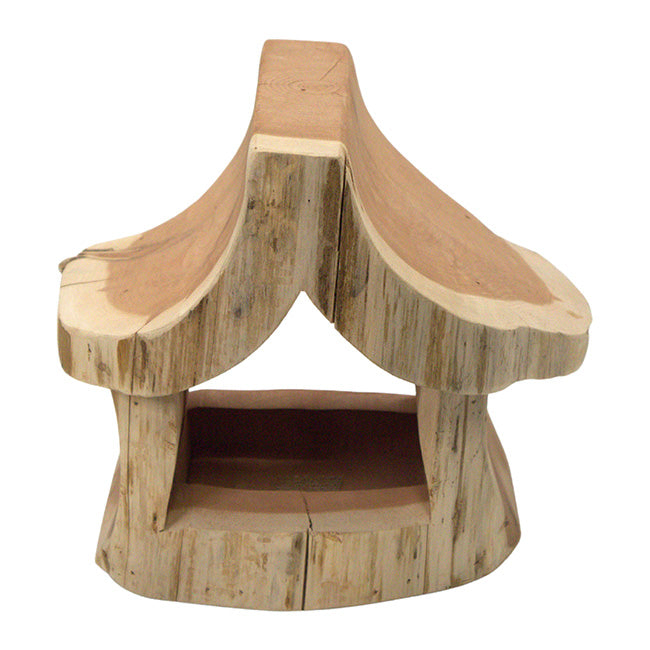 Woodmen Designs Rustic Cedar Well Shaped Bird Feeder