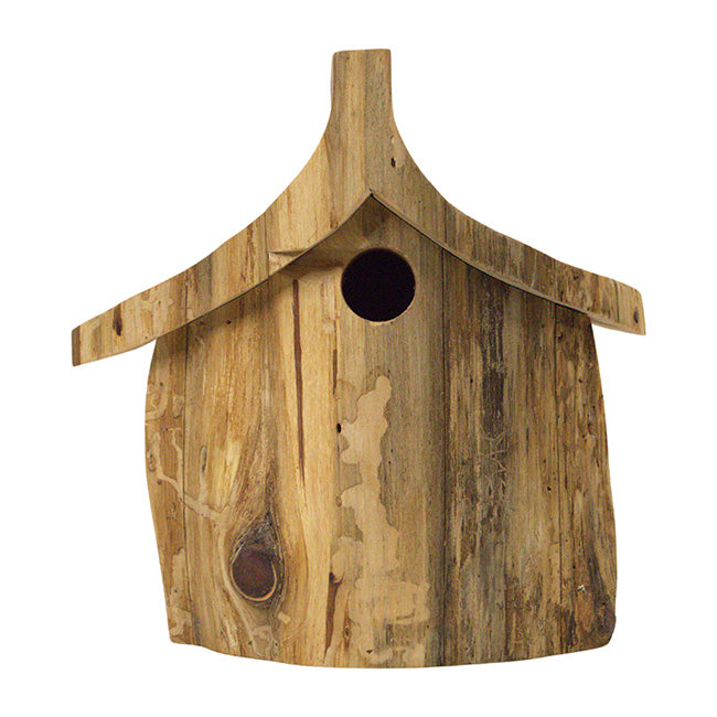 Woodmen Designs Rustic Handmade Bird House with Finish